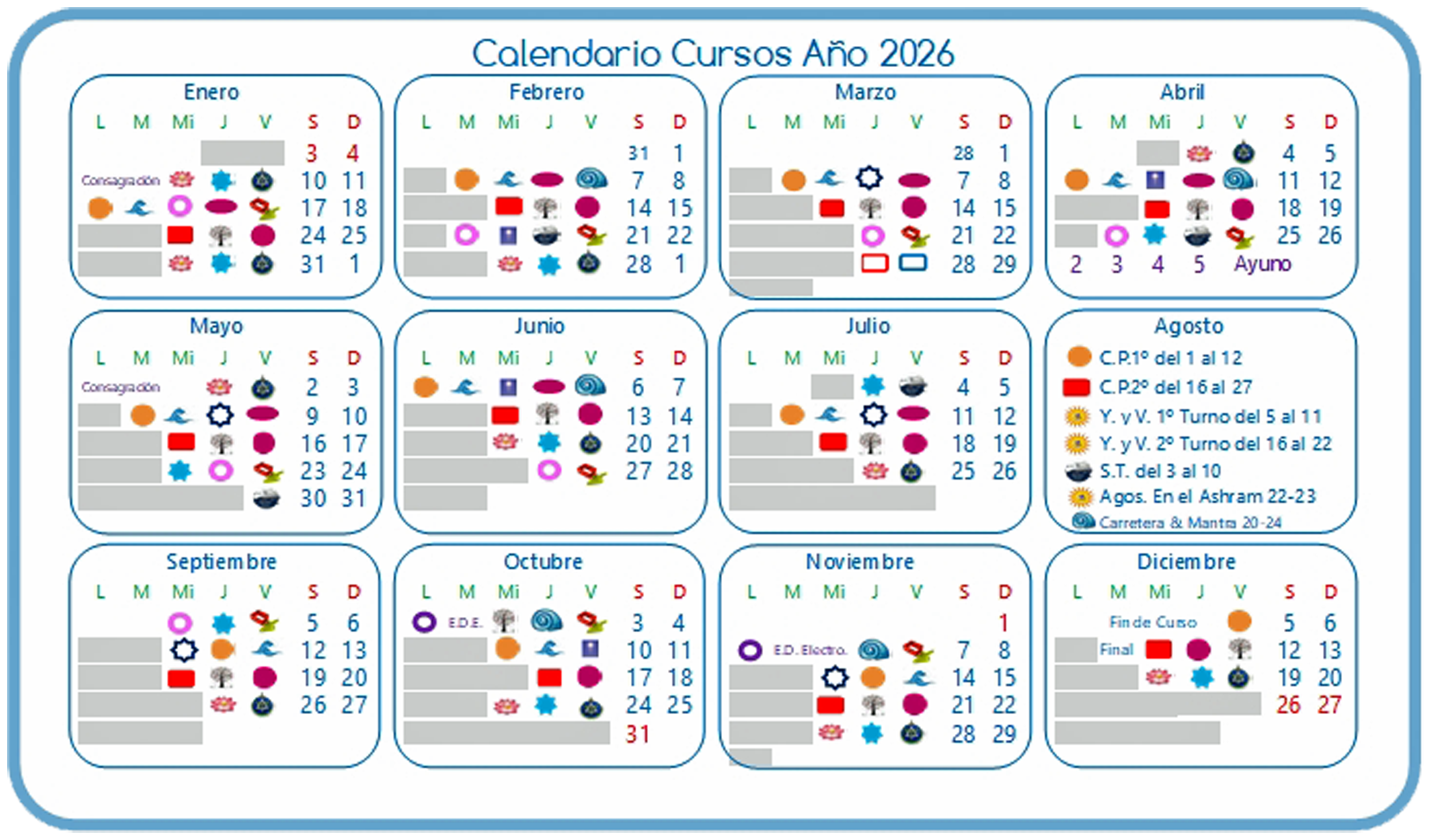2026 Calendari